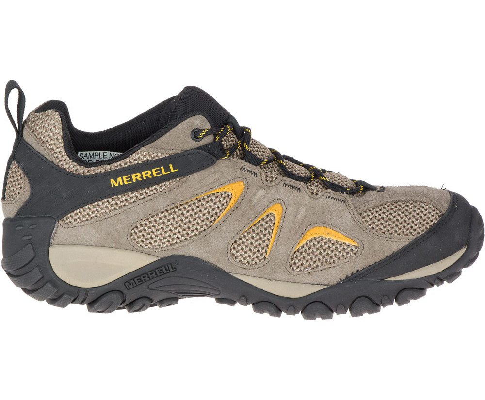 Merrell Hiking Shoes Grey - Yokota 2 Wide Width - Mens 83OSNYJXP